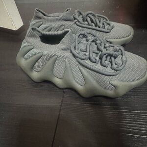 Yeezy Kids Dark Gray Sneakers